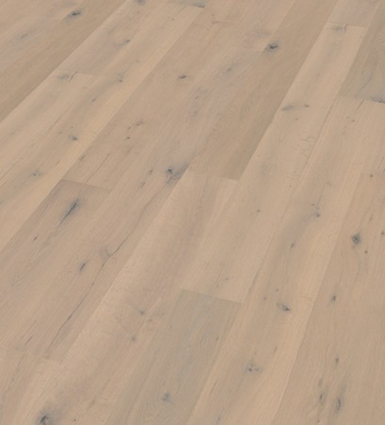 Landhausdiele 3-Schicht Fertigparkett Eiche astig gebürstet geräuchert weiss matt versiegelt Bund à 2,81 qm